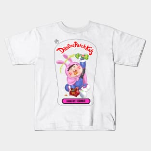 Day One Patch Kids 018 ( Hangry Hana ) Kids T-Shirt